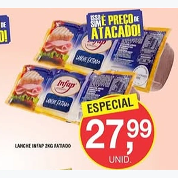 Lanche Fatiado Infap 2 kg