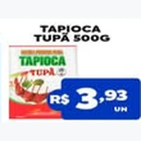 Recorte do encarte de Tapioca Tupã 500 g