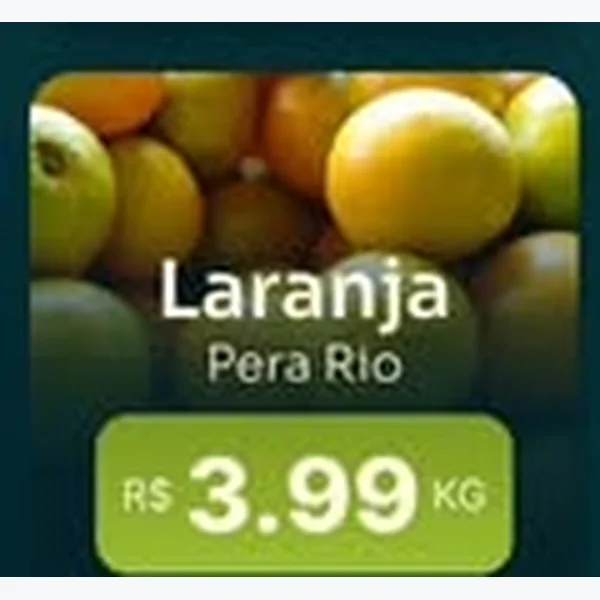 Recorte do encarte de Laranja Pera Rio