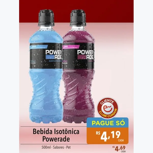 Bebida Isotônica Powerade 500 ml