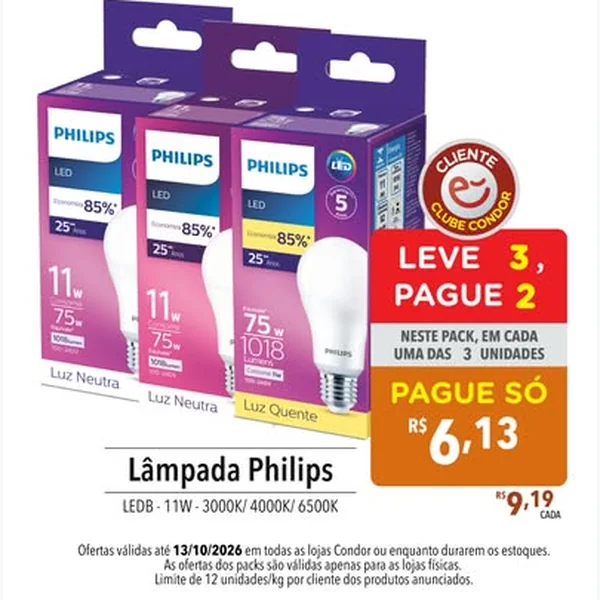 Lâmpada Led Philips