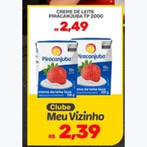 Creme de Leite Piracanjuba 200 g