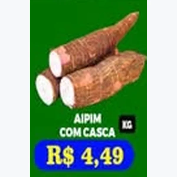 Recorte do encarte de Aipim com Casca
