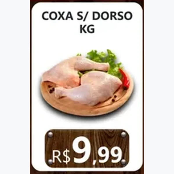 Recorte do encarte de Coxa S/ Dorso