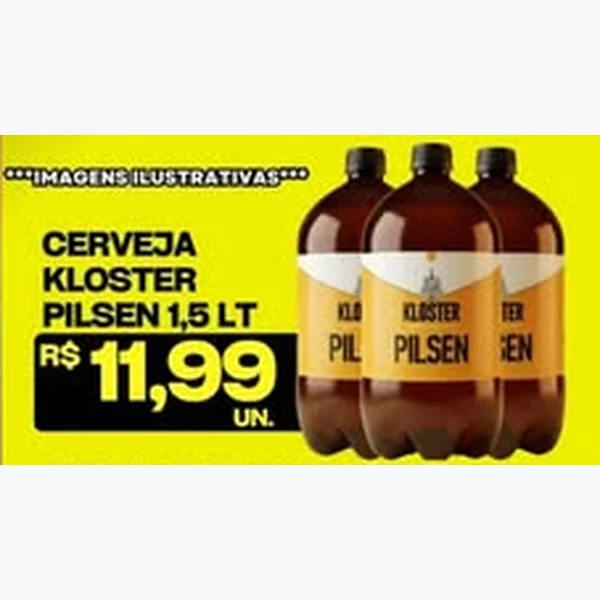 Cerveja Pilsen Kloster 1,5 L