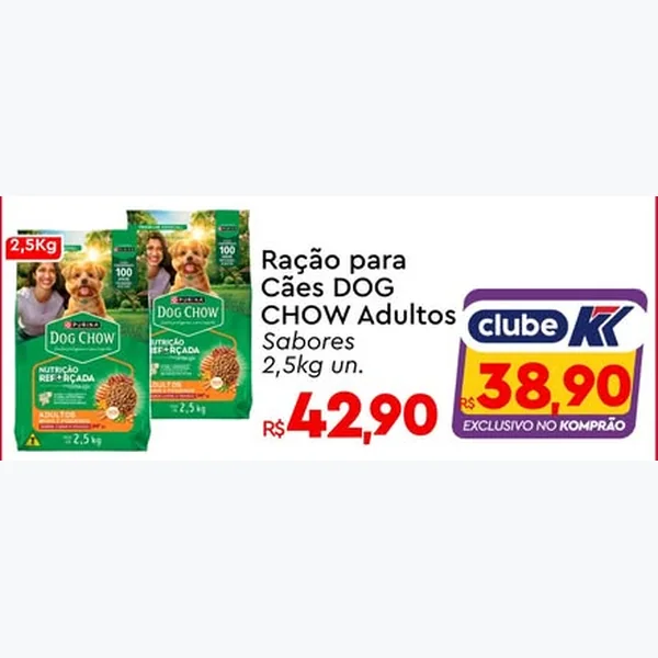 Ração para Cães Dog Chow Adultos Purina 2,5 kg