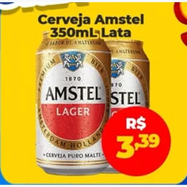 Cerveja Amstel 350 ml