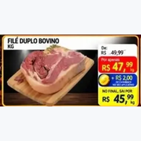 Filé Duplo Bovino