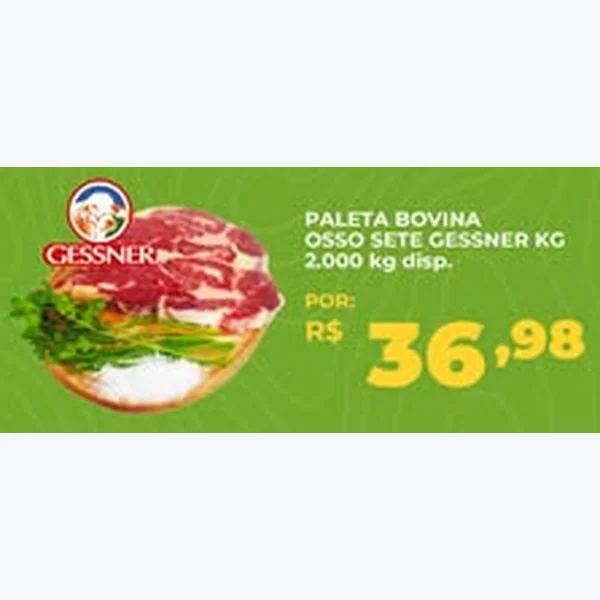 Recorte do encarte de Paleta Bovina com Osso Gessner