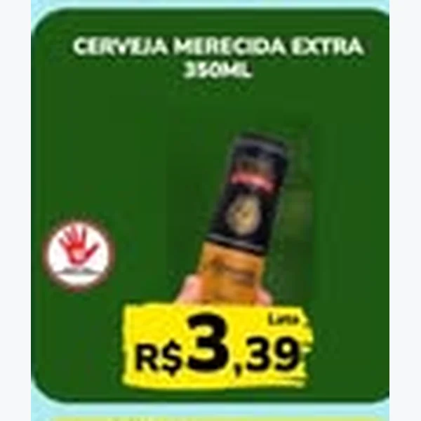 Cerveja Extra Merecida 350 ml
