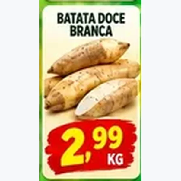 Recorte do encarte de Batata Doce Branca