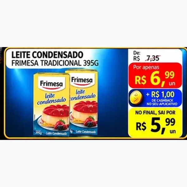 Leite Condensado Tradicional Frimesa 395 g