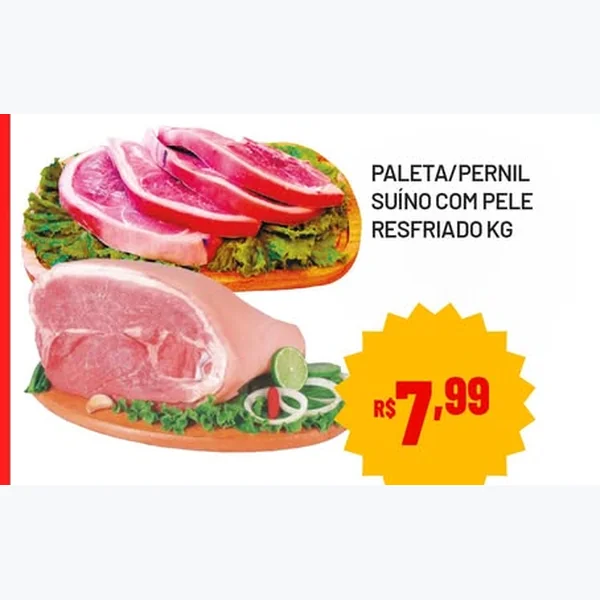 Paleta Suína com Pele Resfriado