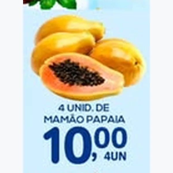Recorte do encarte de Mamão Papaia