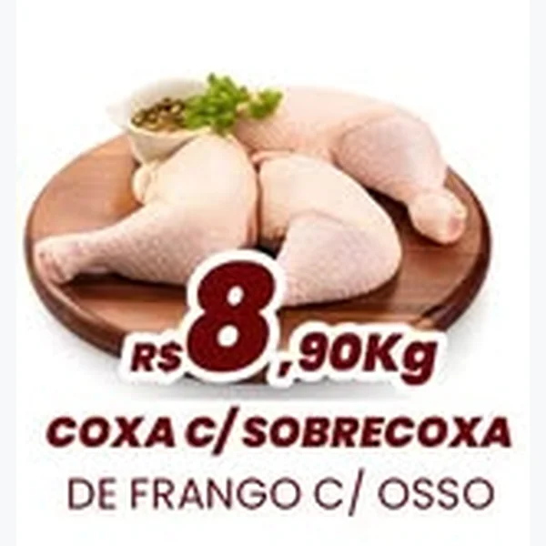Coxa com Sobrecoxa de Frango com Osso