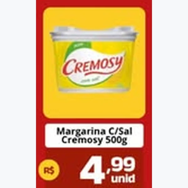 Margarina C/sal Cremosy 500 g
