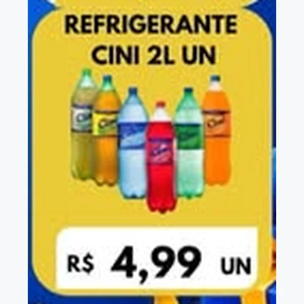 Recorte do encarte de Refrigerante Cini 2 L