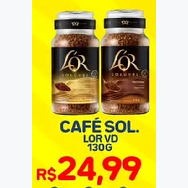 Recorte do encarte de Café Solúvel L'Or 130 g