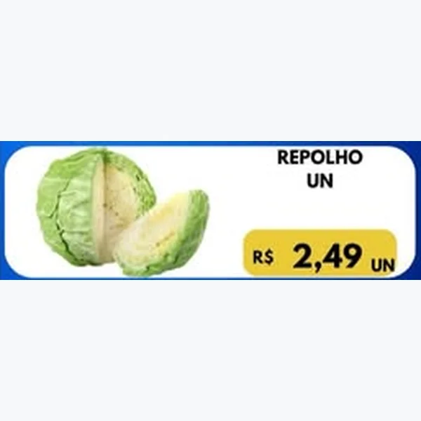 Recorte do encarte de Repolho