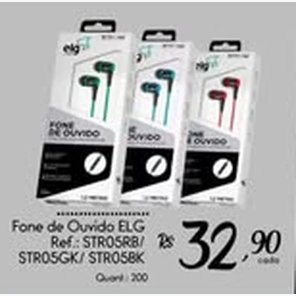 Fone de Ouvido Elg