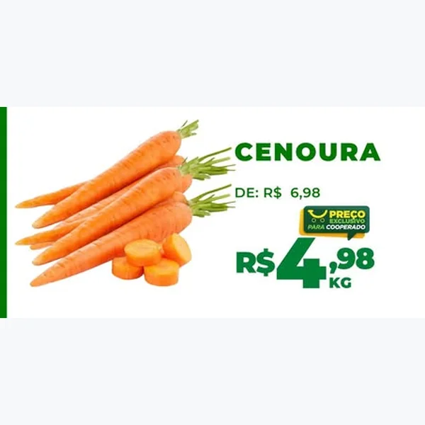 Recorte do encarte de Cenoura