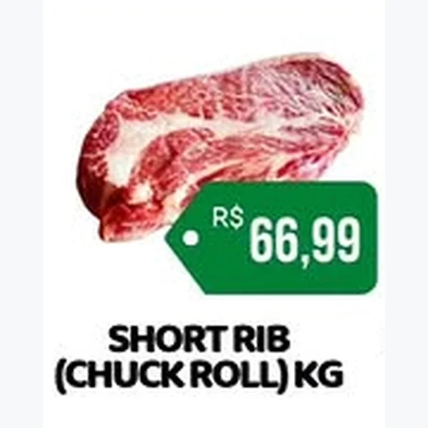 Recorte do encarte de Short Rib (chuck Roll)