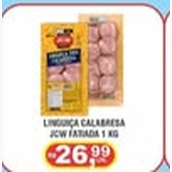 Linguiça Calabresa Fatiada JCW