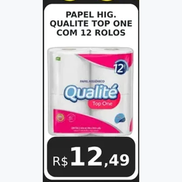 Papel Higiênico Qualité 12 un
