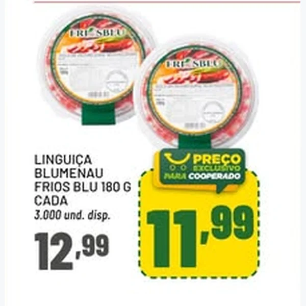 Linguiça Blumenau Frios Blu 180 g