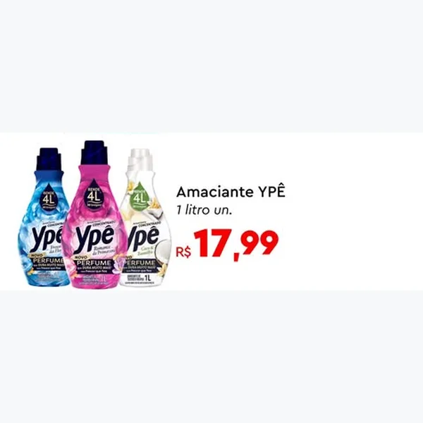 Amaciante Concentrado Ypê 1 L