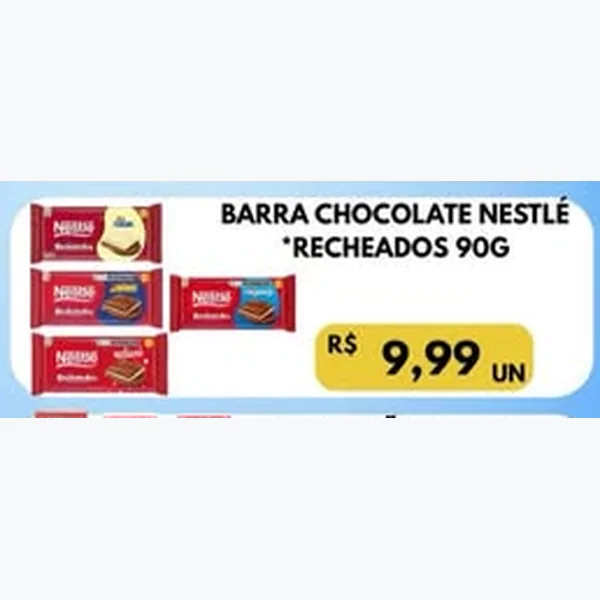 Barra de Chocolate Recheado Nestlé 90 g