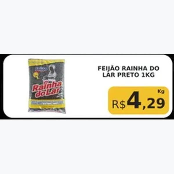 Recorte do encarte de Feijão Preto Rainha do Lar