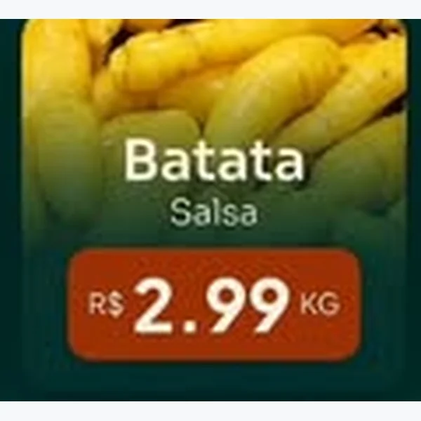 Recorte do encarte de Batata Salsa