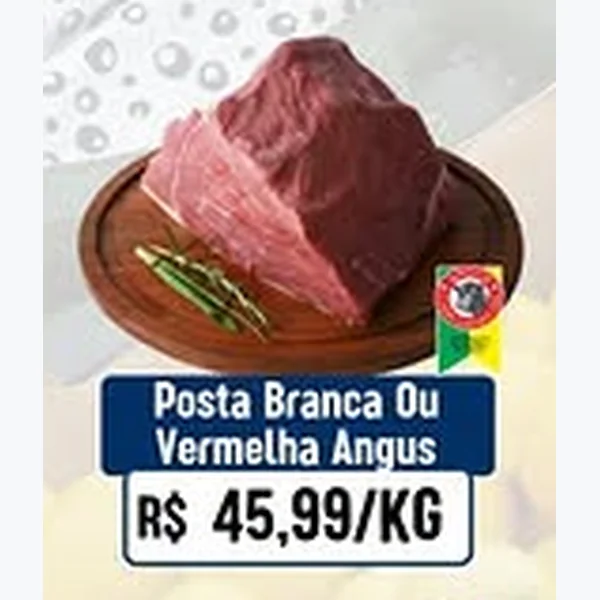 Recorte do encarte de Posta Branca Angus