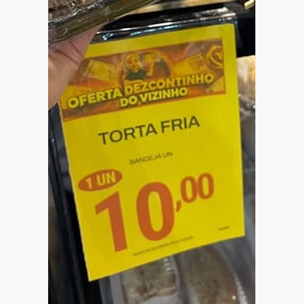 Recorte do encarte de Torta Fria
