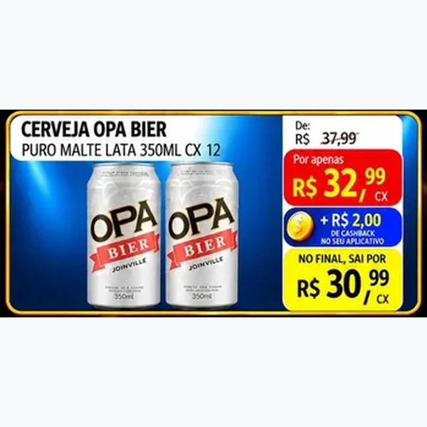 Cerveja Puro Malte Opa Bier 12 un × 350 ml