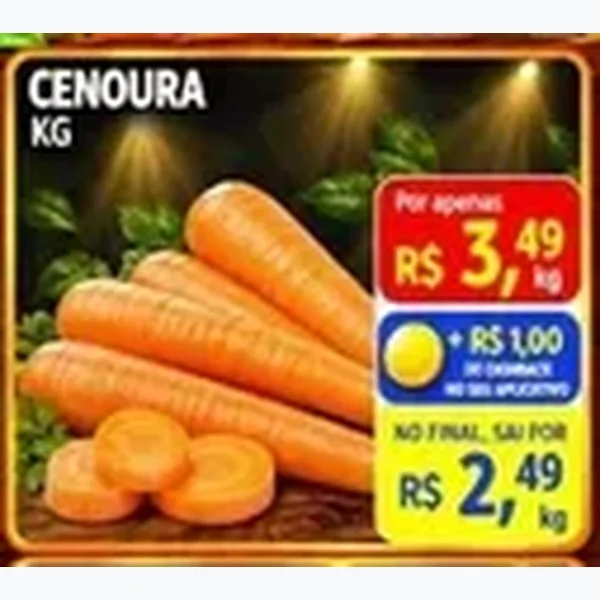 Recorte do encarte de Cenoura