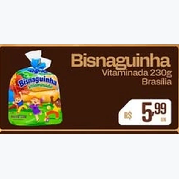 Bisnaguinha Vitaminada Brasília 230 g