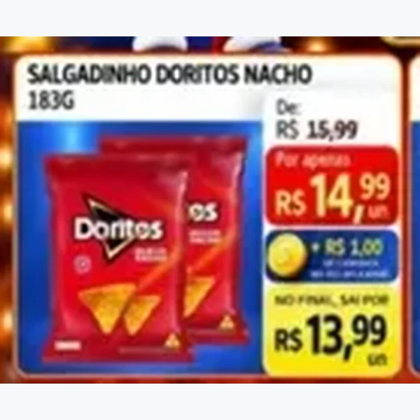 Salgadinho Nacho Doritos 183 g