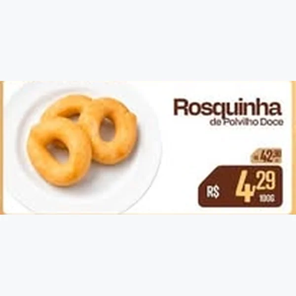 Recorte do encarte de Rosquinha de Polvilho Doce