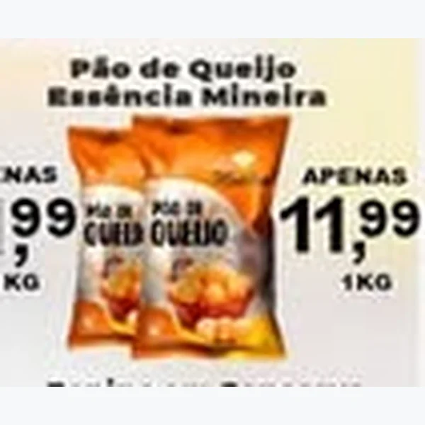 Recorte do encarte de Pão de Queijo Essência Mineira
