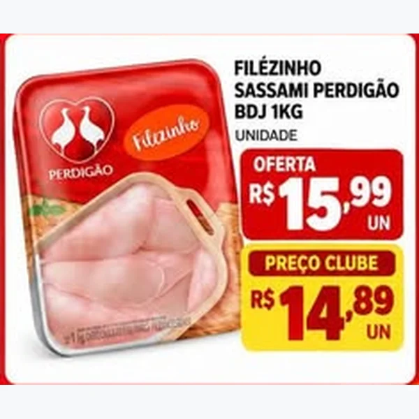 Filézinho Sassami Perdigão 1 kg