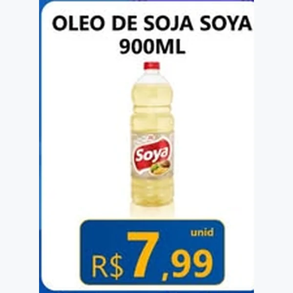 Recorte do encarte de Óleo de Soja Soya 900 ml