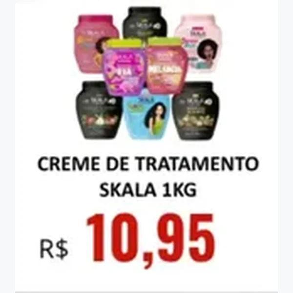 Recorte do encarte de Creme de Tratamento Skala 1 kg