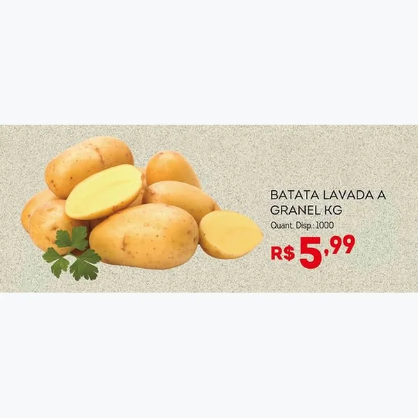 Recorte do encarte de Batata Lavada