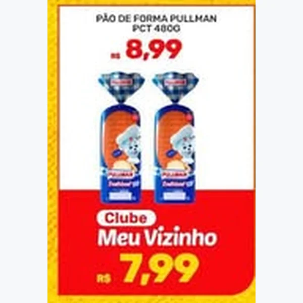 Pão de Forma Pullman 480 g