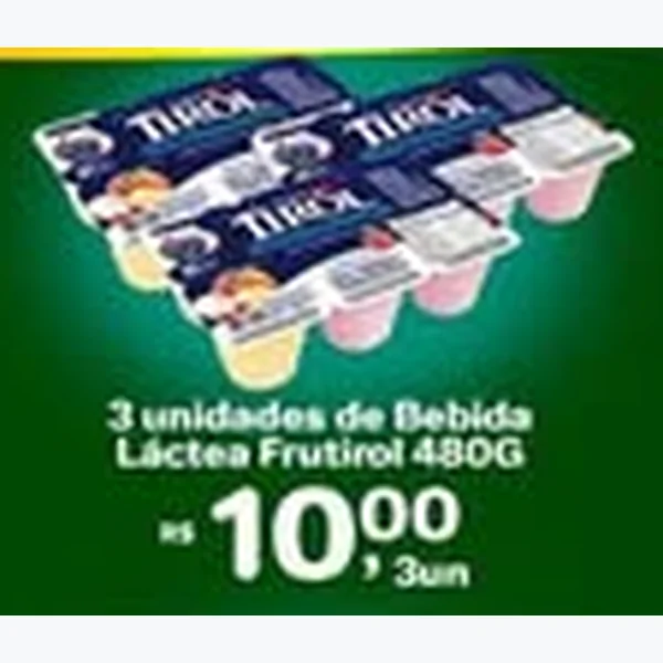 Recorte do encarte de Bebida Láctea Tirol 480 g