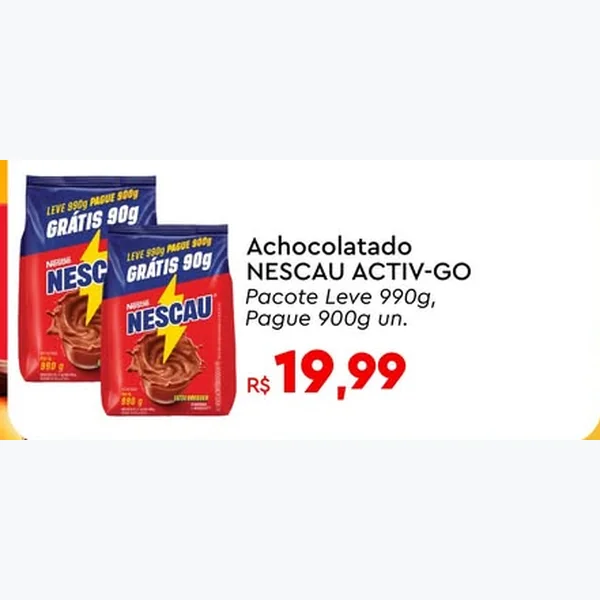 Achocolatado Activ-go Nescau 990 g