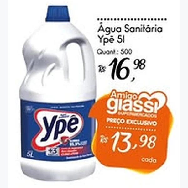 Água Sanitária Ypê 5 L