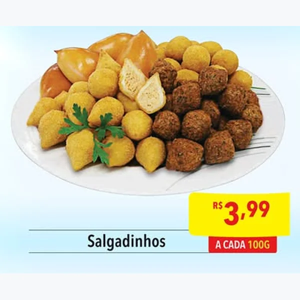 Recorte do encarte de Salgadinhos
